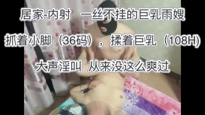 [原创] 内射一丝不挂的巨乳雨嫂，射完后有精液的润滑，再捅几下，更爽