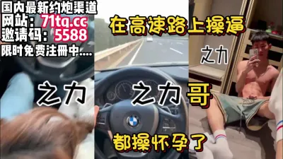 [付费] 仔细听对白，之力兄开车在高速操逼约炮高颜值人妻【简 介内有约炮渠道】