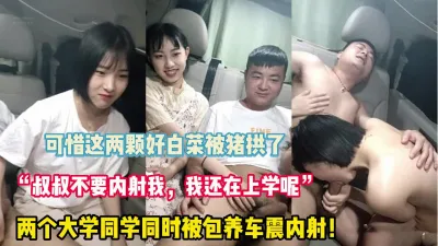 [付费] “叔不要内射我！我在上学呢”两个学妹车【完整版70分钟已上传下面】