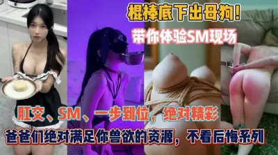 [付费] 肉棍下的母狗！SM现场女人就得这么操才能征服『狠货高科技看简阶』